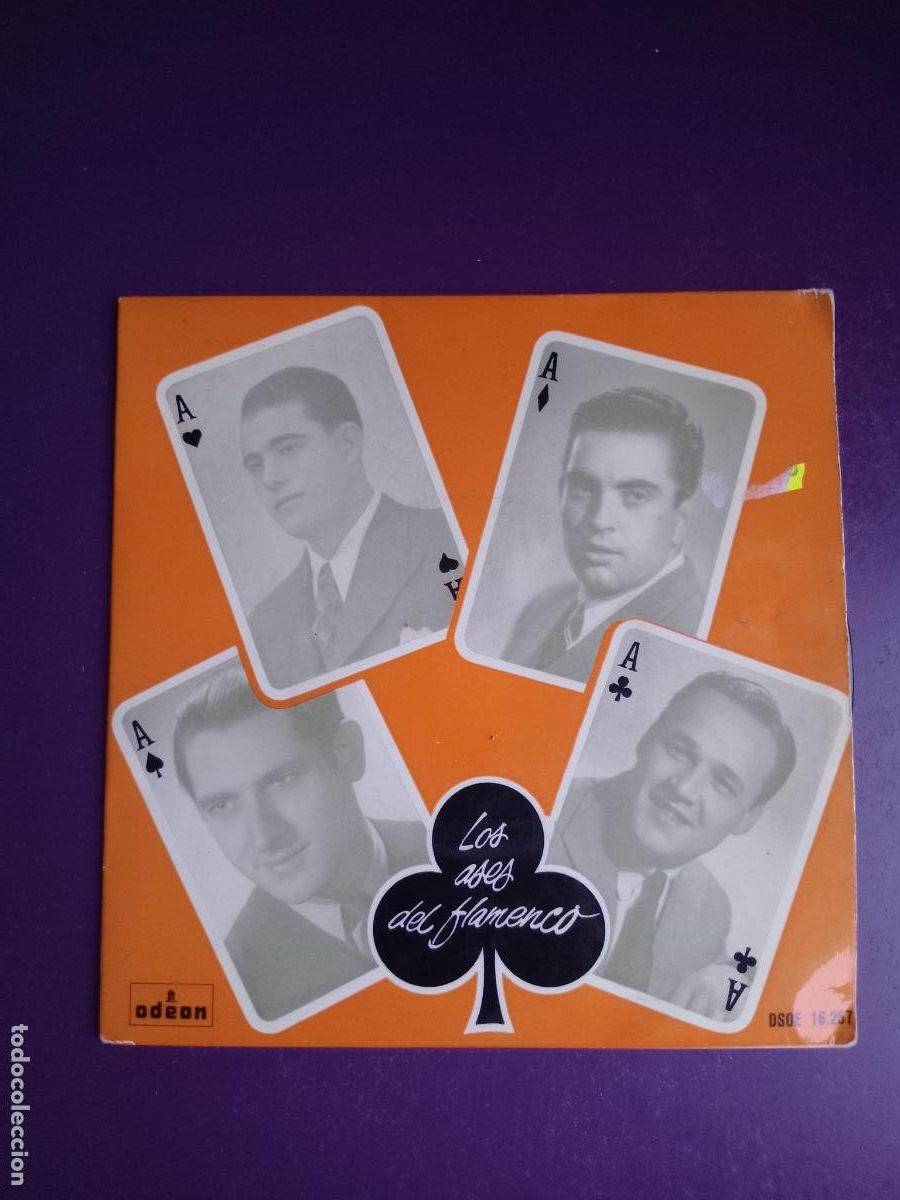 Discos de vinilo: LOS ASES DEL FLAMENCO N&ordm;9 - EP EMI 1959 - CHIQUITO TRIANA / SEVILLAO / NI&Ntilde;O LEON / MIGUEL HERRERO