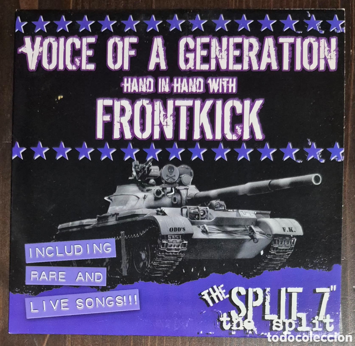 Discos de vinilo: EP - VOICE OF A GENERATION AND IN HAND WITH FRONTKICK - THE SPLIT 7&rdquo; - 2004 ESPA&Ntilde;A