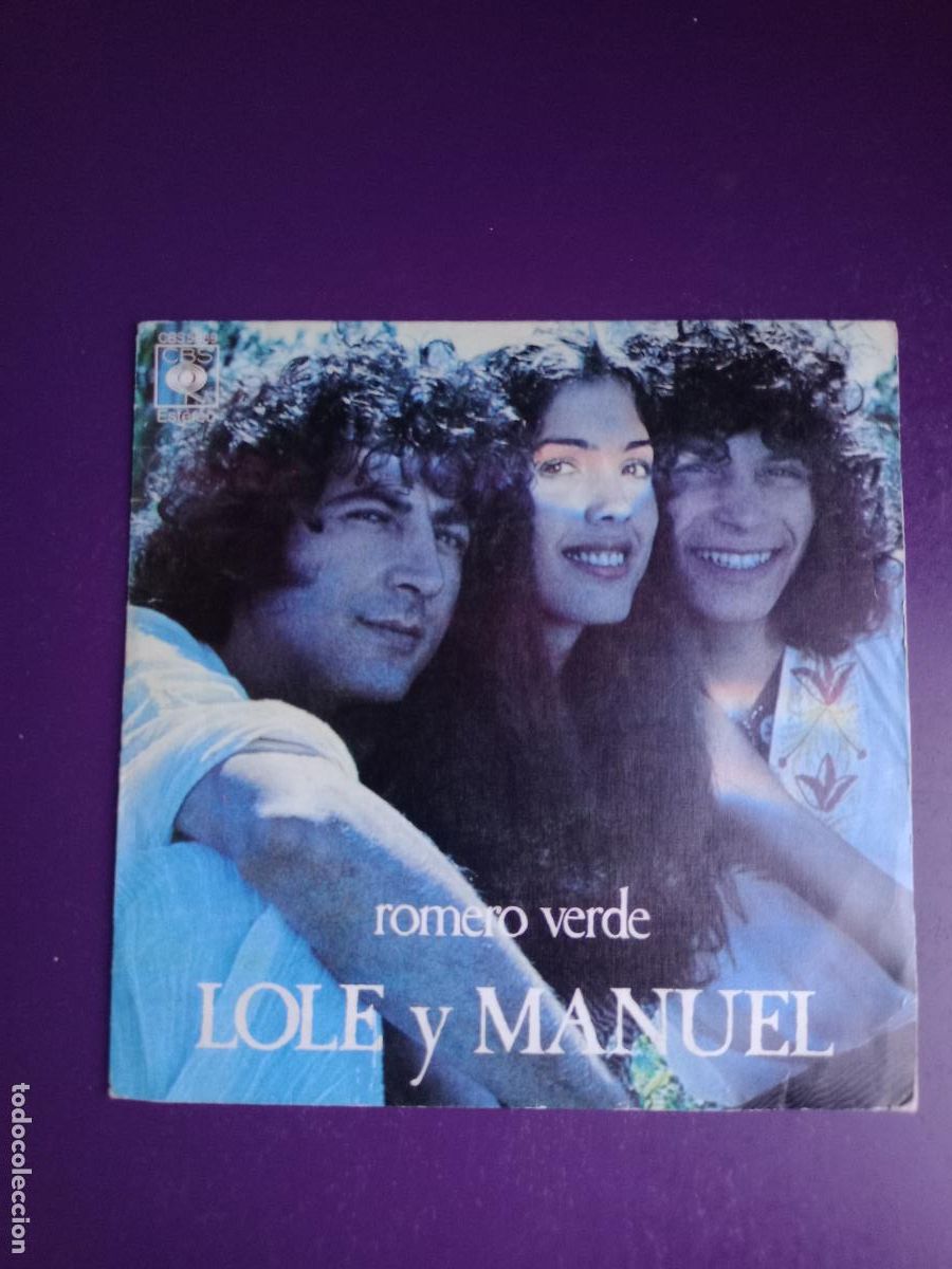 Discos de vinilo: Lole Y Manuel &ndash; Romero Verde - Sg CBS 1977 - NUEVO FLAMENCO -
