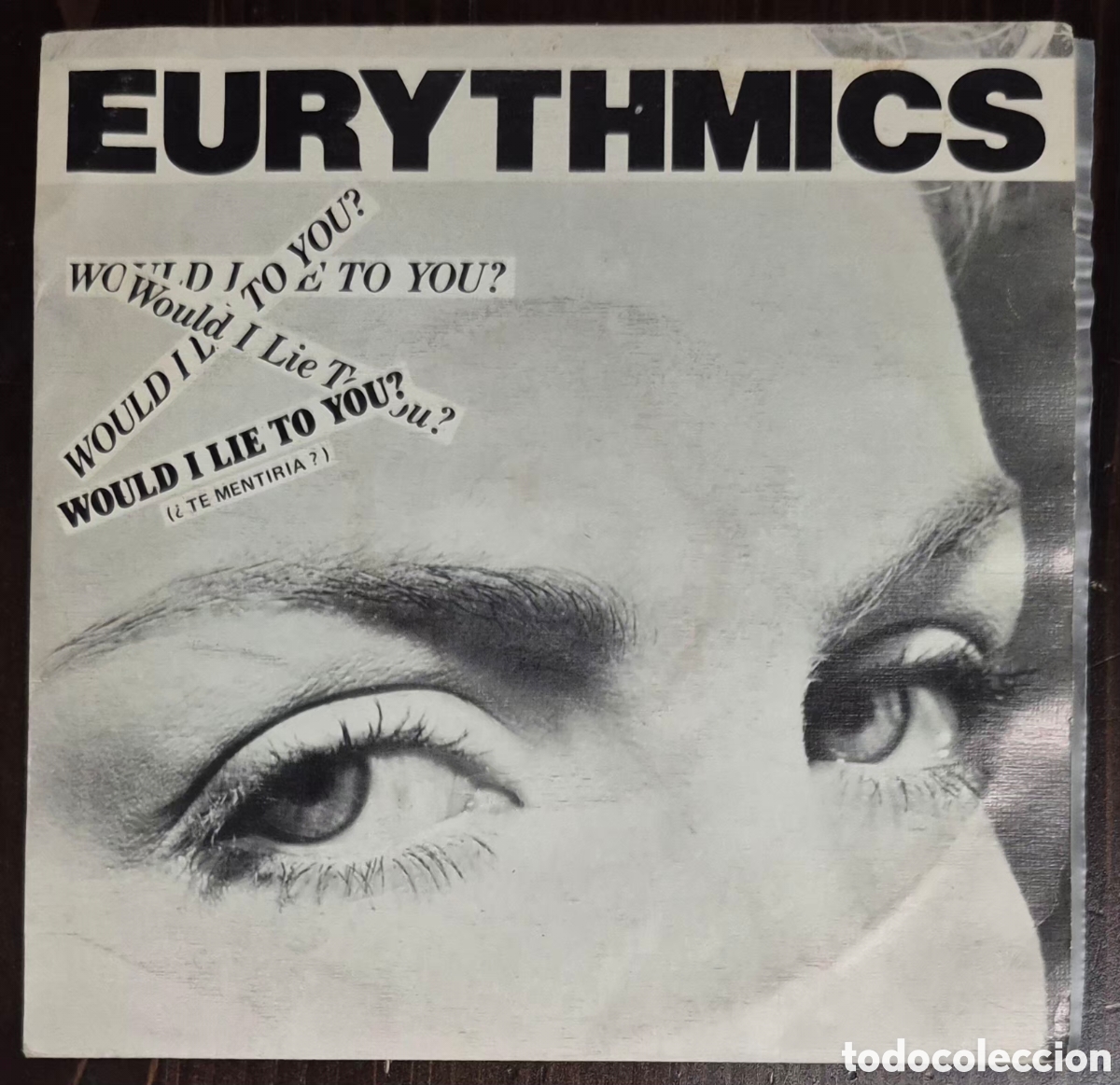 Discos de vinilo: SINGLE - EURYTHMICS - WOULD I LIE TO YOU? - 1985 ESPA&Ntilde;A