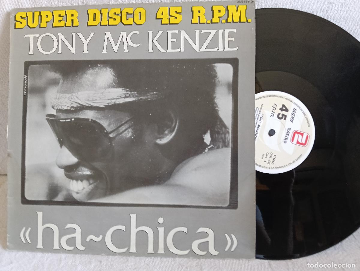 Disques de vinyle: TONY MC KENZIE Ha Chica Maxi Single Excelente estado.Ver titulos y dem&aacute;s informaci&oacute;n en fotos.Pedido