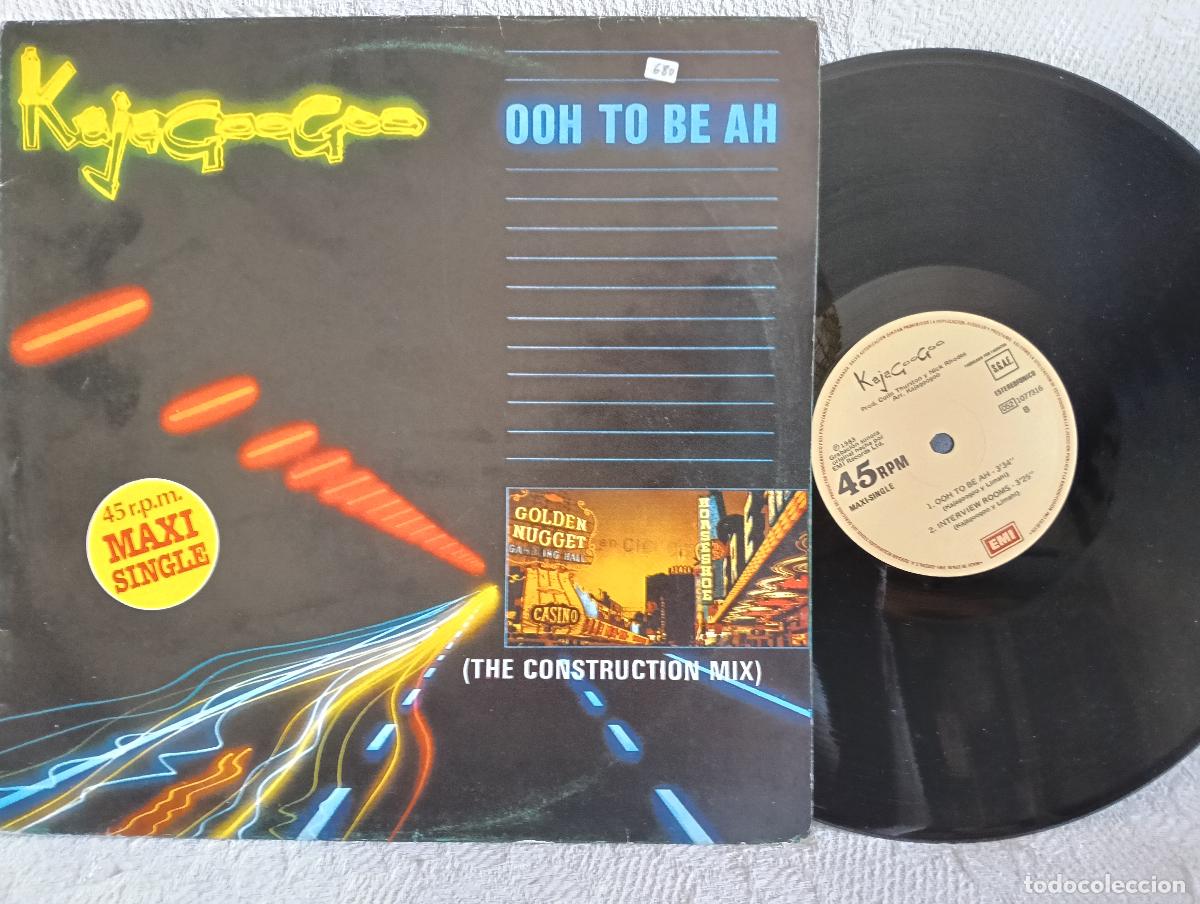 Discos de vinilo: KAJAGOOGOO Ooh To Be Ah Maxi Excelente estado.Ver titulos y dem&aacute;s informaci&oacute;n en fotos.Pedido m&iacute;nimo