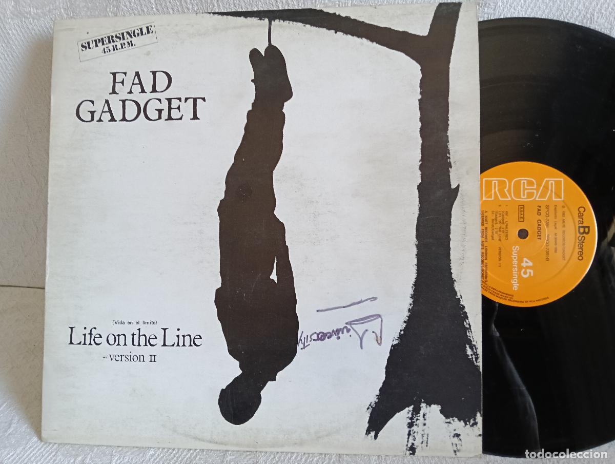 Discos de vinilo: FADGADGET Live on the line Maxi Buen estadode uso.Ver titulos y dem&aacute;s informaci&oacute;n en fotos.Pedido m&iacute;