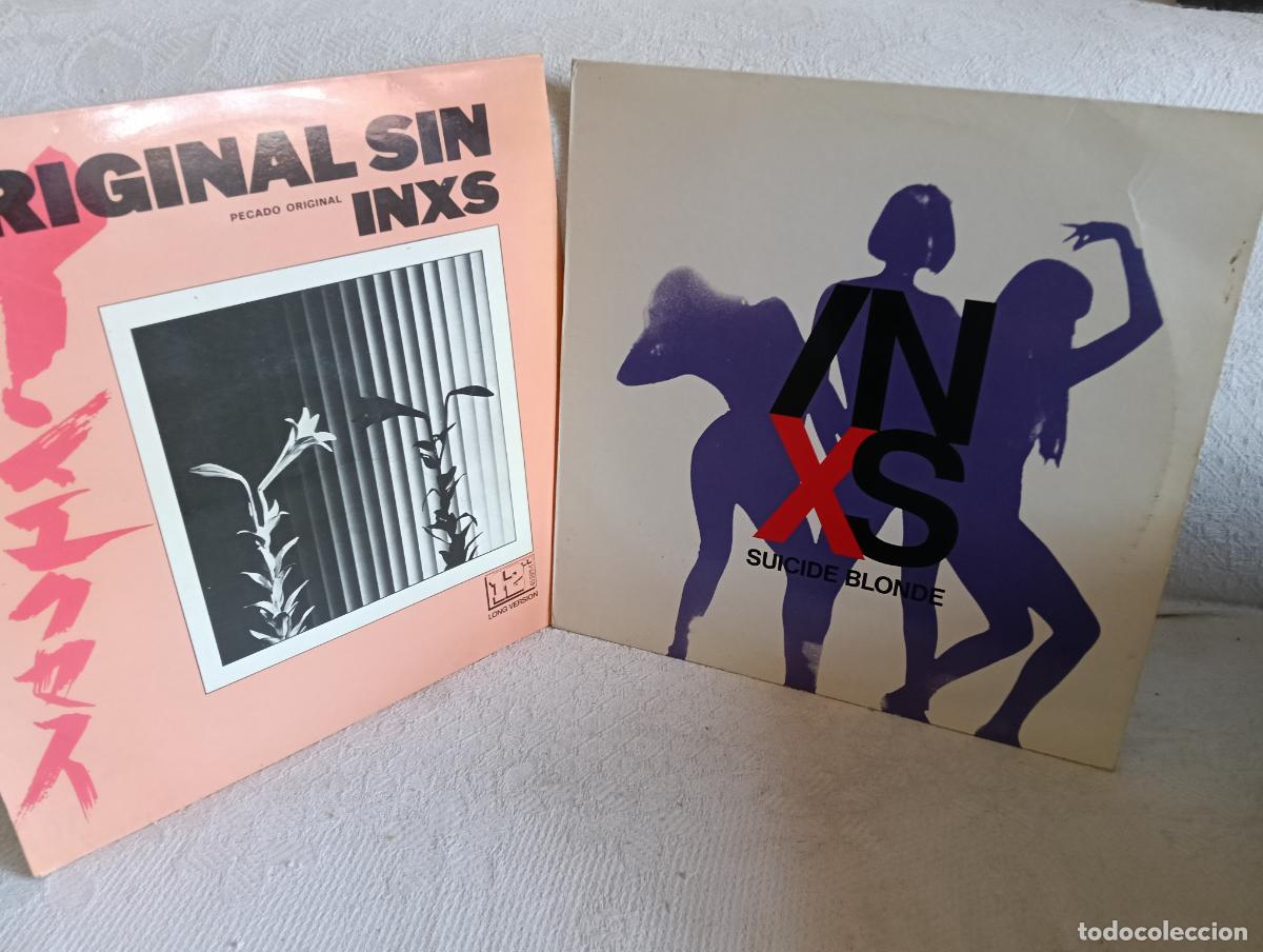 Discos de vinilo: INXS Lote 2 Maxis como NUEVOS.Ver titulos y dem&aacute;s informaci&oacute;n en fotos.Pedido m&iacute;nimo 9,00 euros