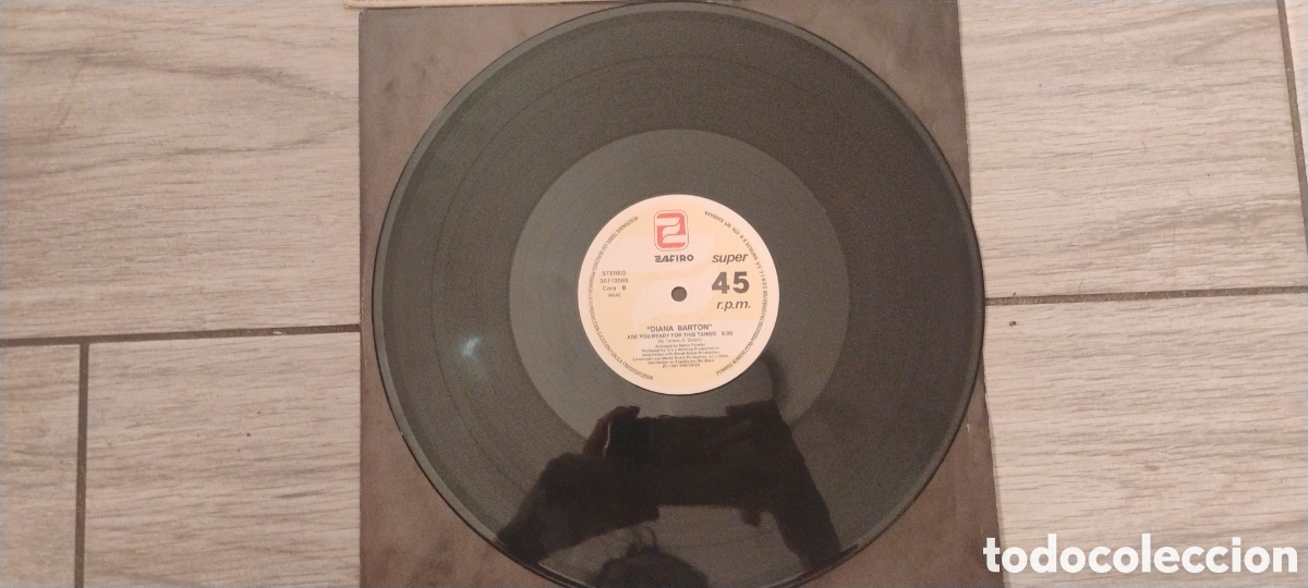 Discos de vinilo: DIANA BARTON-TANGO-MAXI-ZAFIRO/SPAIN-IB - Foto 5