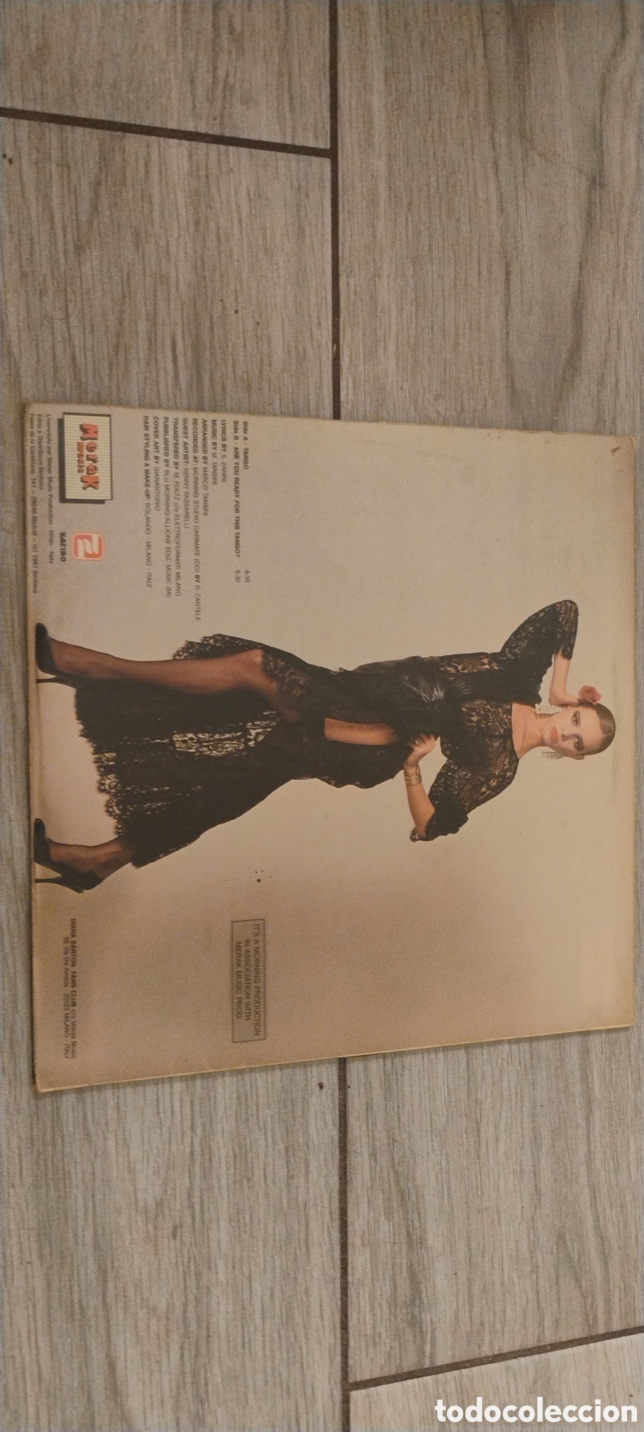 Discos de vinilo: DIANA BARTON-TANGO-MAXI-ZAFIRO/SPAIN-IB - Foto 6