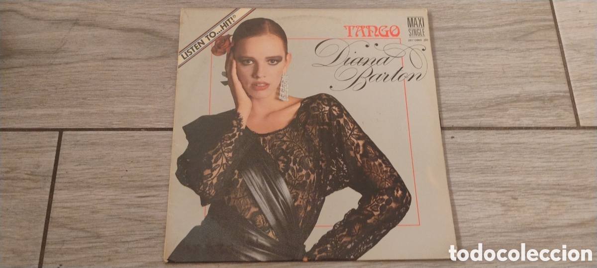 Discos de vinilo: DIANA BARTON-TANGO-MAXI-ZAFIRO/SPAIN-IB - Foto 7