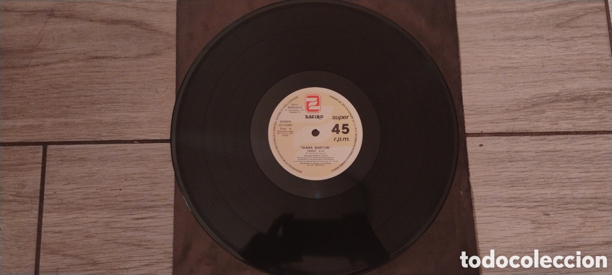 Discos de vinilo: DIANA BARTON-TANGO-MAXI-ZAFIRO/SPAIN-IB