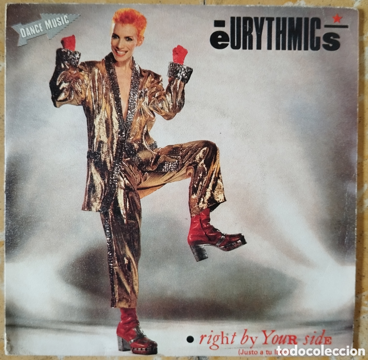 Discos de vinilo: Eurytthmics - right by your side - single promo