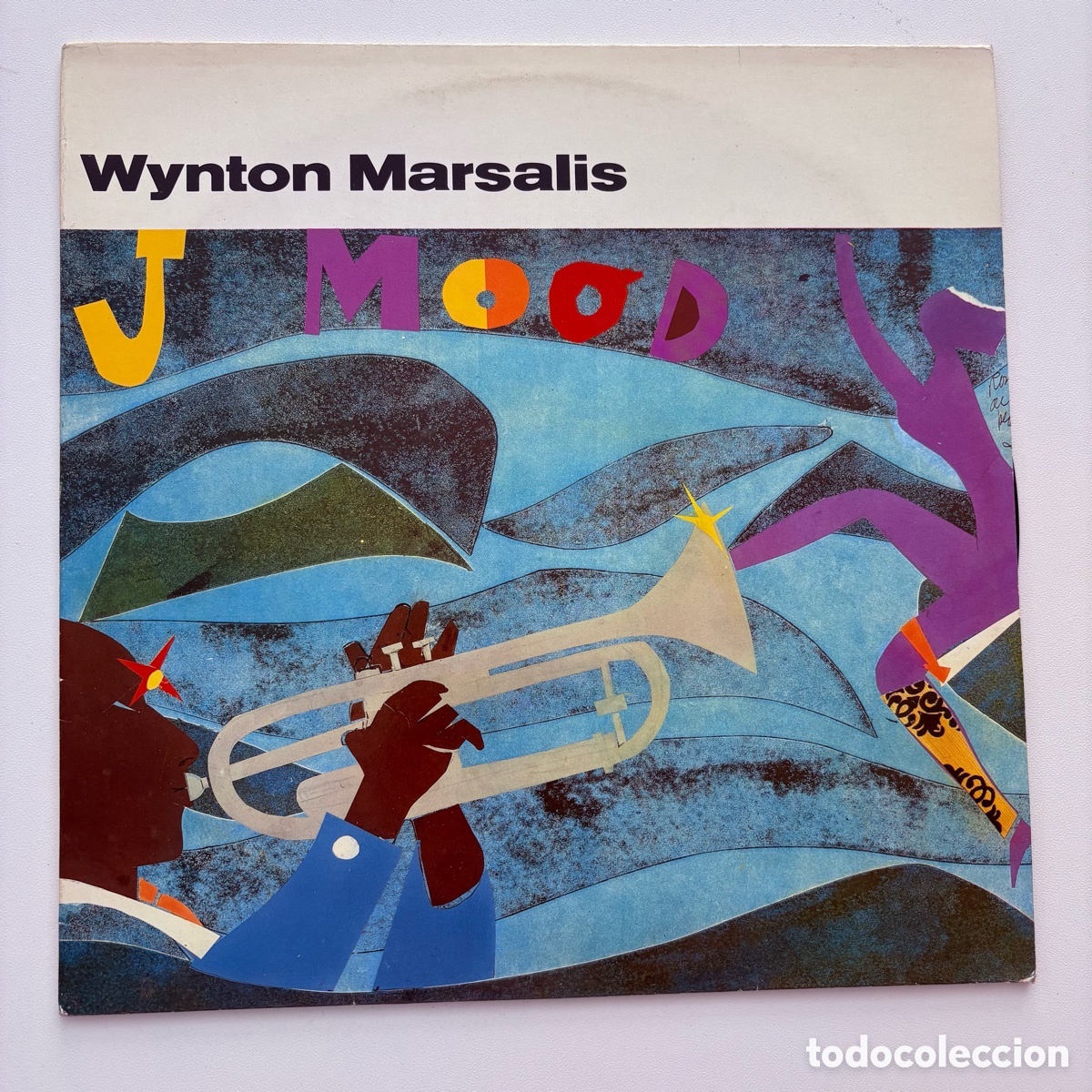 Discos de vinilo: lp Wynton Marsalis &ndash; J Mood edicion espa&ntilde;ola de 1986