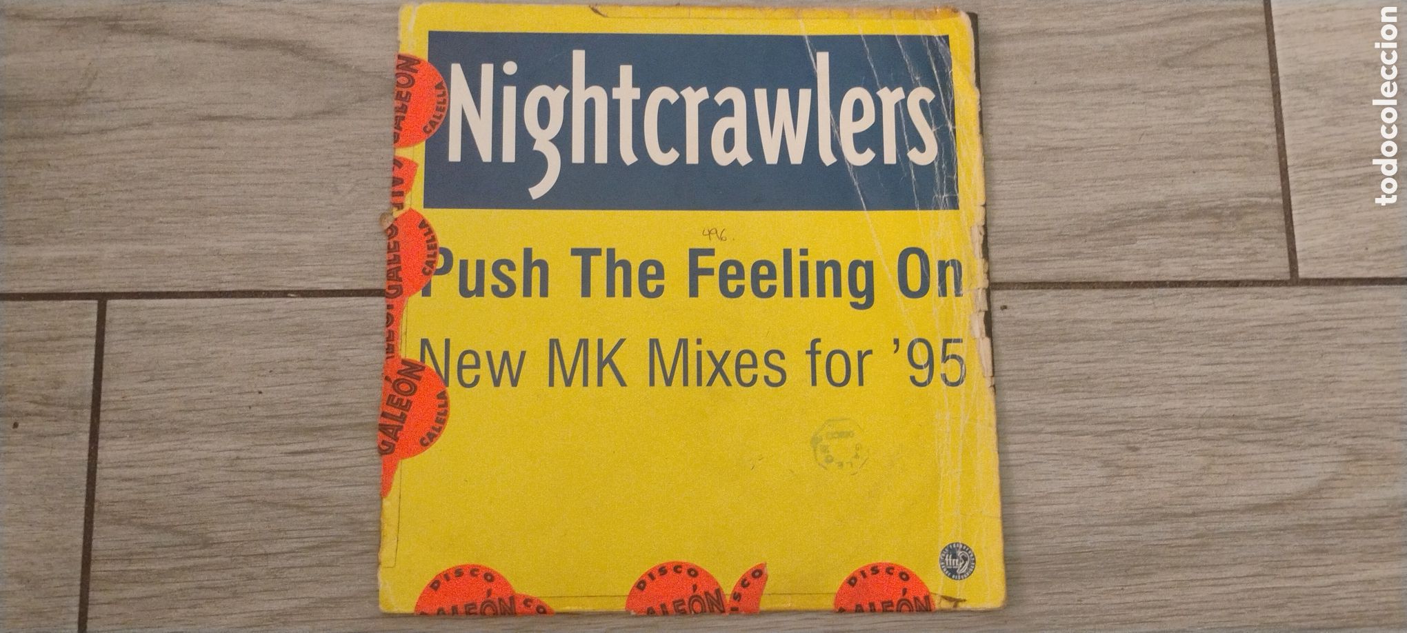 Discos de vinilo: NIGHTCRAWLERS-PUSH THE FEELING ON-MAXI-FFRR/UK&EUROPE-IB