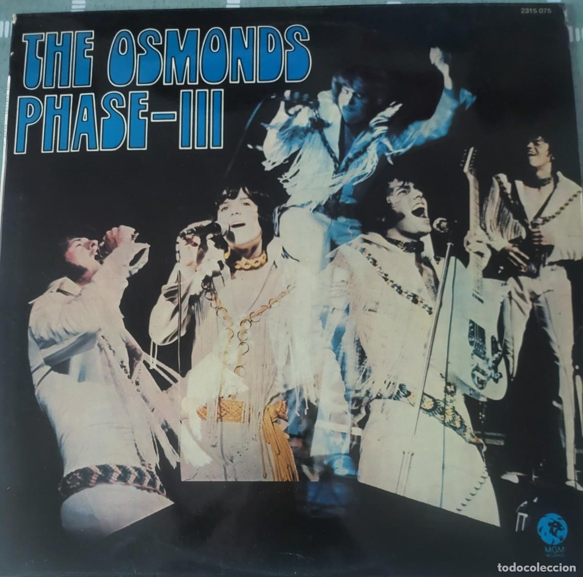 Discos de vinilo: The Osmonds Lp sello MGM editado en Espa&ntilde;a a&ntilde;o 1972...