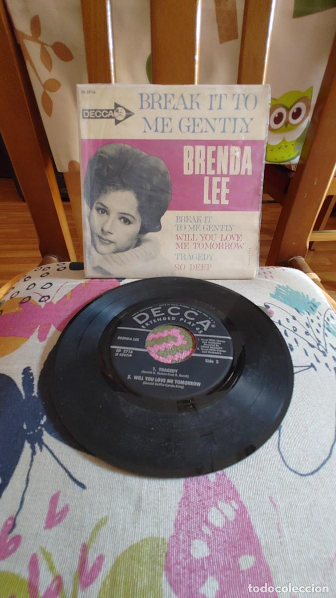 Discos de vinilo: BRENDA LEE-EP BREAK IT TO ME GENTLY +3