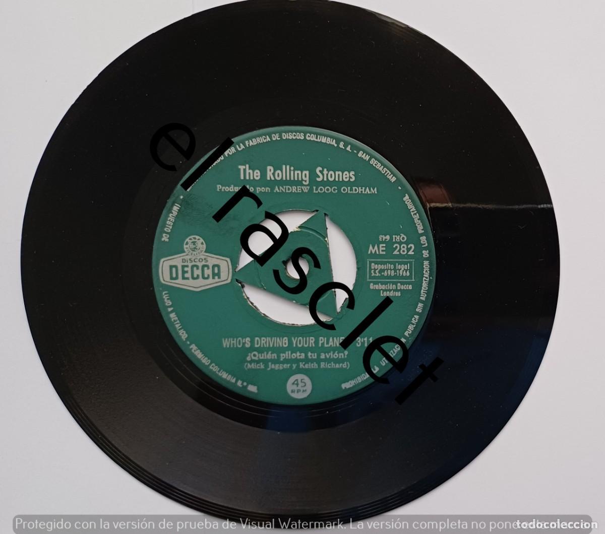 Discos de vinilo: MAGNIFICO SINGLE DE - THE - ROLLING- STONES - - Foto 4
