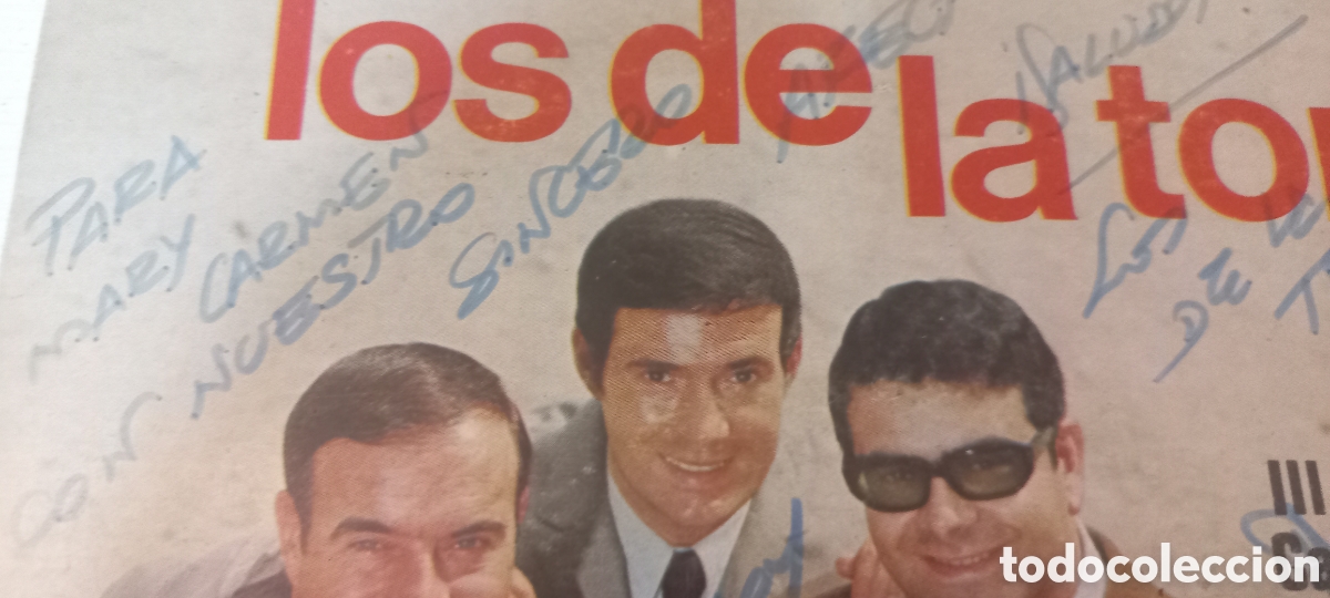 Discos de vinilo: LOS DE LA TORRE . DOS SINGLES DEDICADOS - Foto 3
