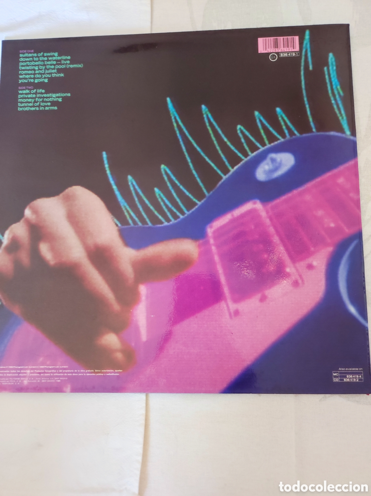 Discos de vinilo: DIRE STRAITS - MONEY FOR NOTHING - Foto 2