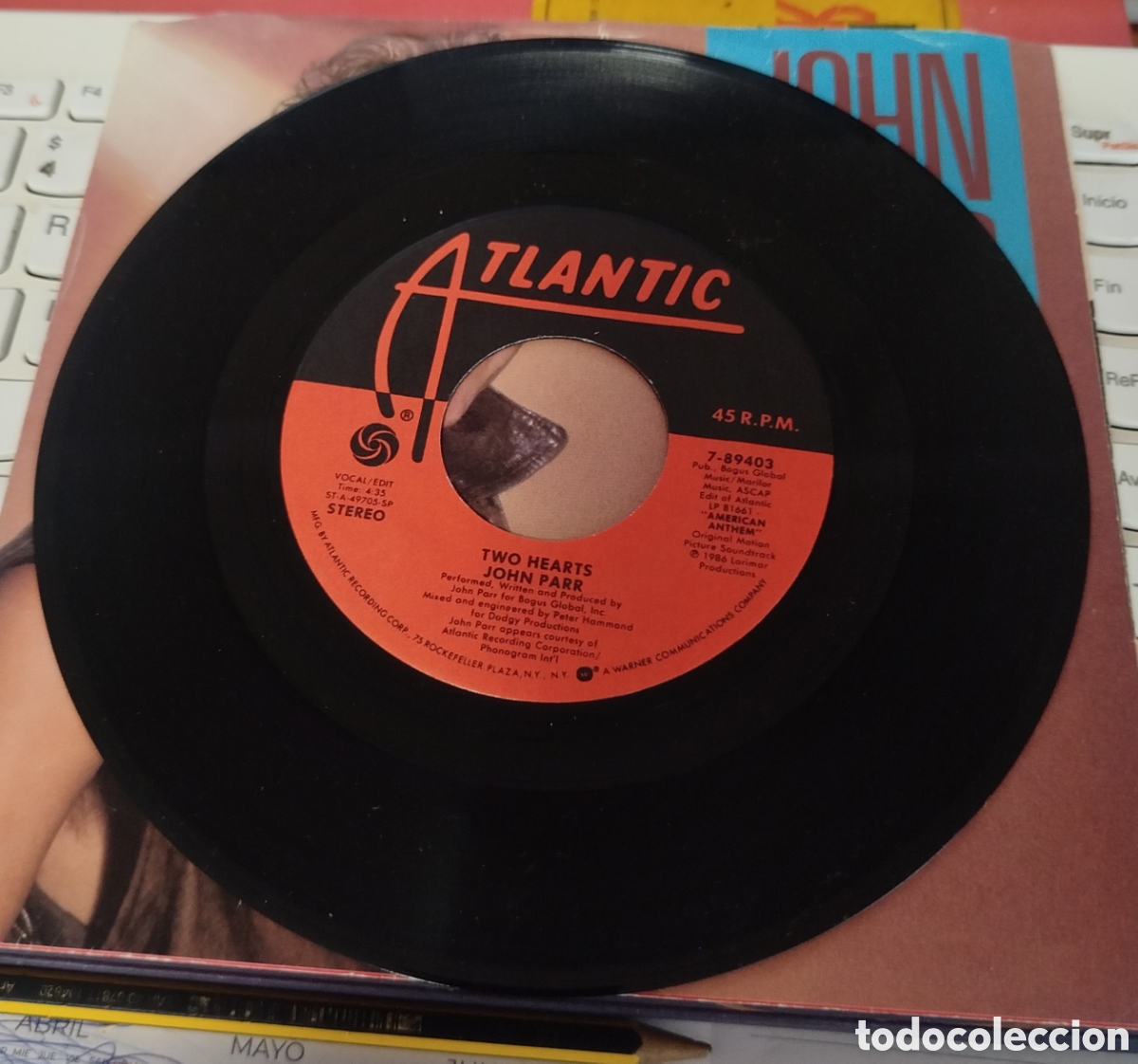 Discos de vinilo: John Parr - Two hearts - Foto 2