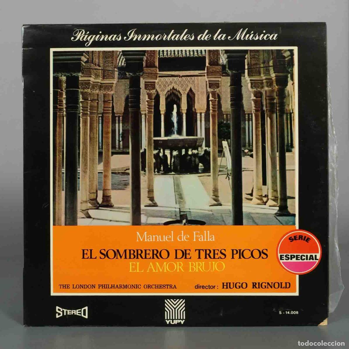 Vinyl records: LP. El Sombrero de Tres Picos / El Amor Brujo - Manuel de Falla, Rignold