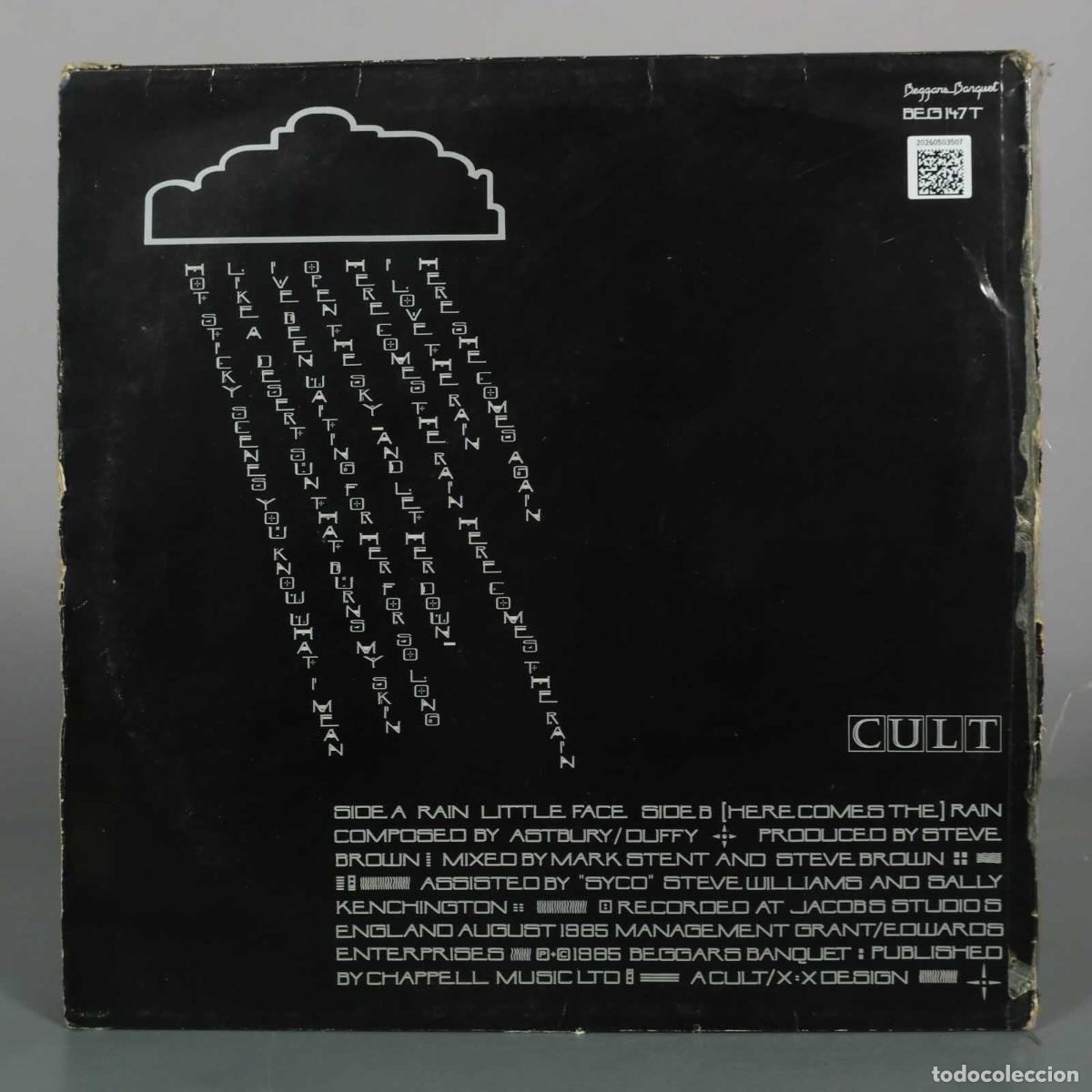 Discos de vinilo: LP. Rain - The Cult . - Foto 2