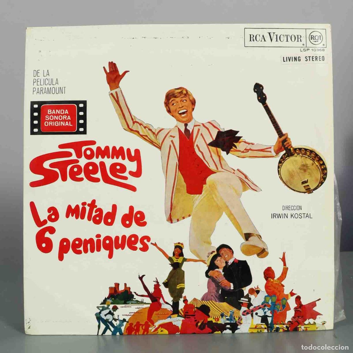 Discos de vinilo: LP. La Mitad De 6 Peniques (Banda Sonora Original De La Pel&iacute;cula) - Tommy Steele, Irwin Kostal, Jul
