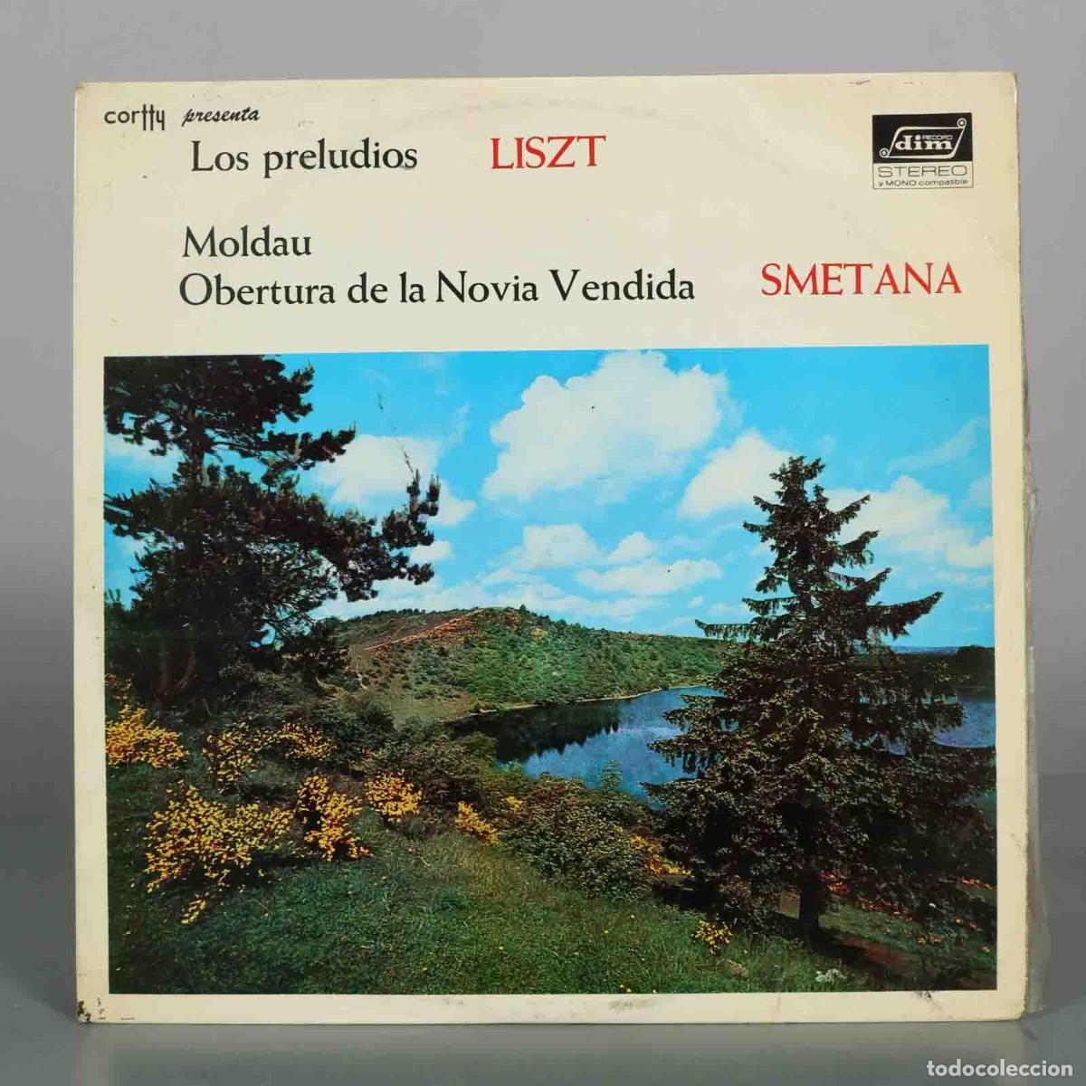 Discos de vinilo: LP. Los preludios - Moldau - Obertura de la Novia Vendida - Liszt, Smetana, Gunnar Staern