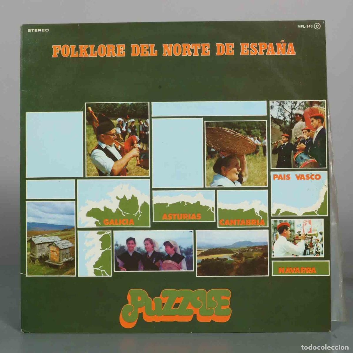 Discos de vinilo: LP. Folklore Del Norte De Espa&ntilde;a - Coral de Ruada, Los Chimberos