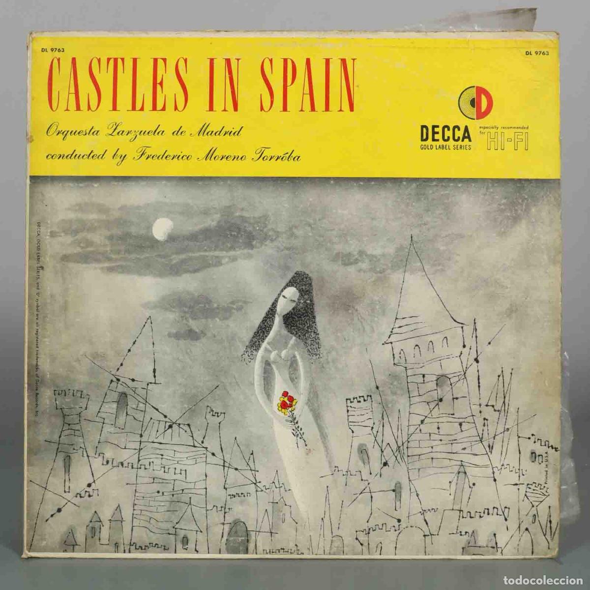 Discos de vinilo: LP. Castles in Spain - Orquesta Zarzuela de Madrid, Federico Moreno Torroba