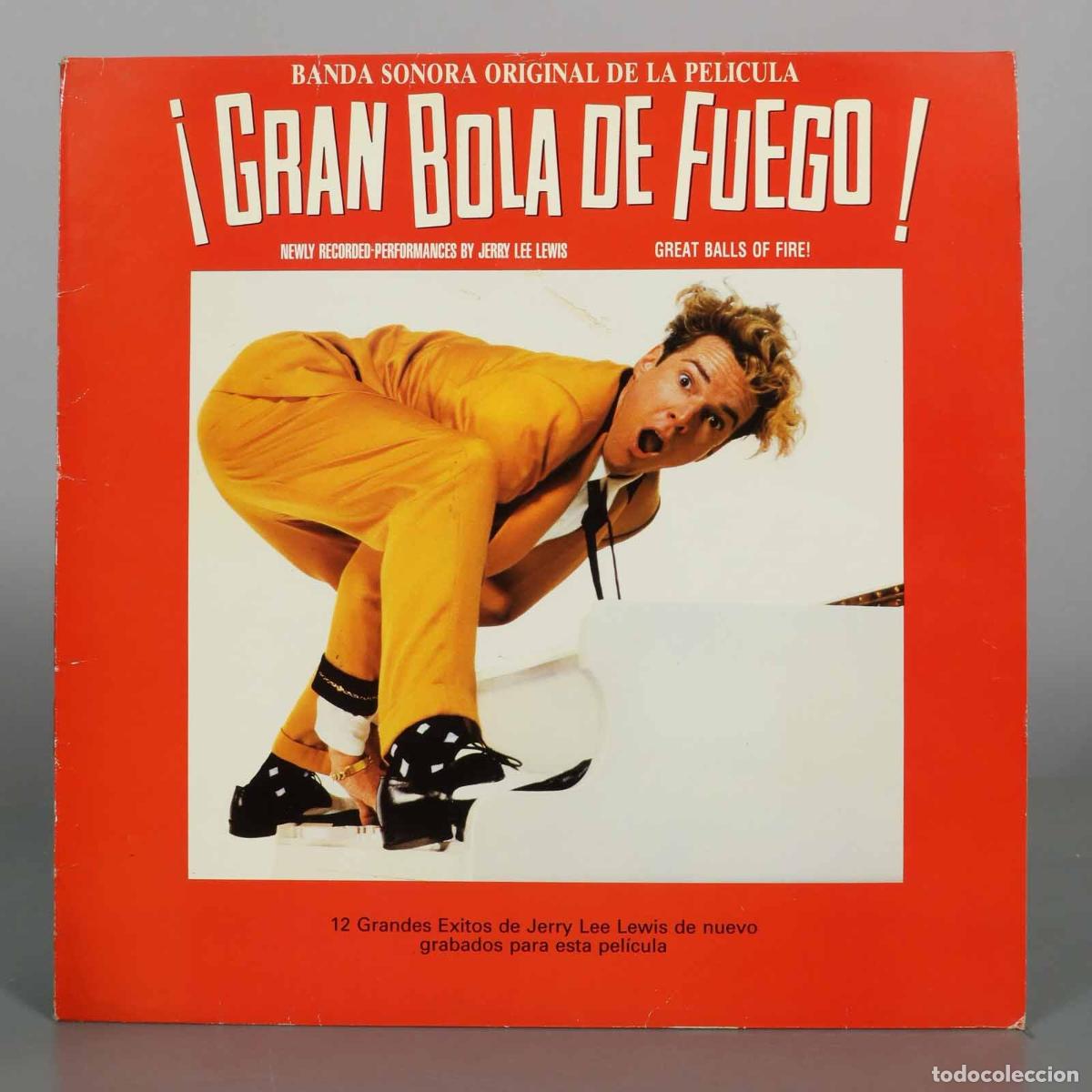 Discos de vinilo: LP. &iexcl;Gran Bola De Fuego! = Great Balls Of Fire! (Banda Sonora Original De La Pelicula) - Jerry Lee