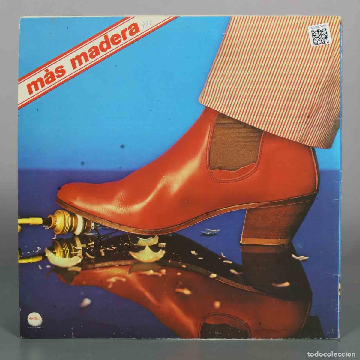 Discos de vinilo: LP. M&aacute;s madera - Le&ntilde;o - Foto 2