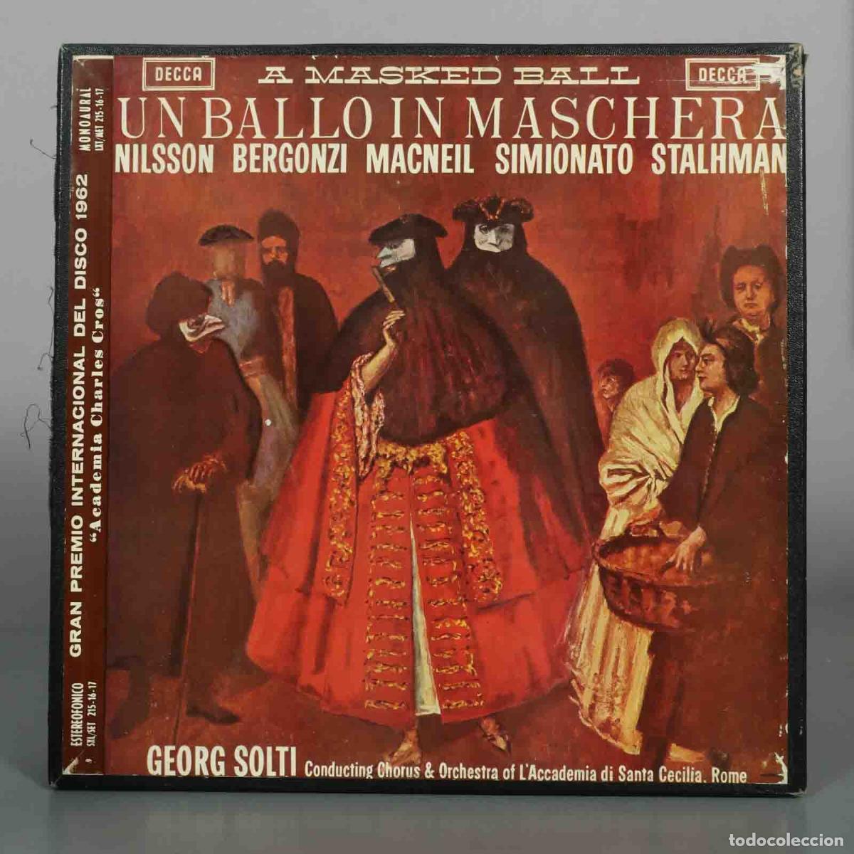 Discos de vinilo: LP. Un Ballo In Maschera - Verdi - Nilsson, Bergonzi, Macneil, Simionato, Stahlman, Georg Solti