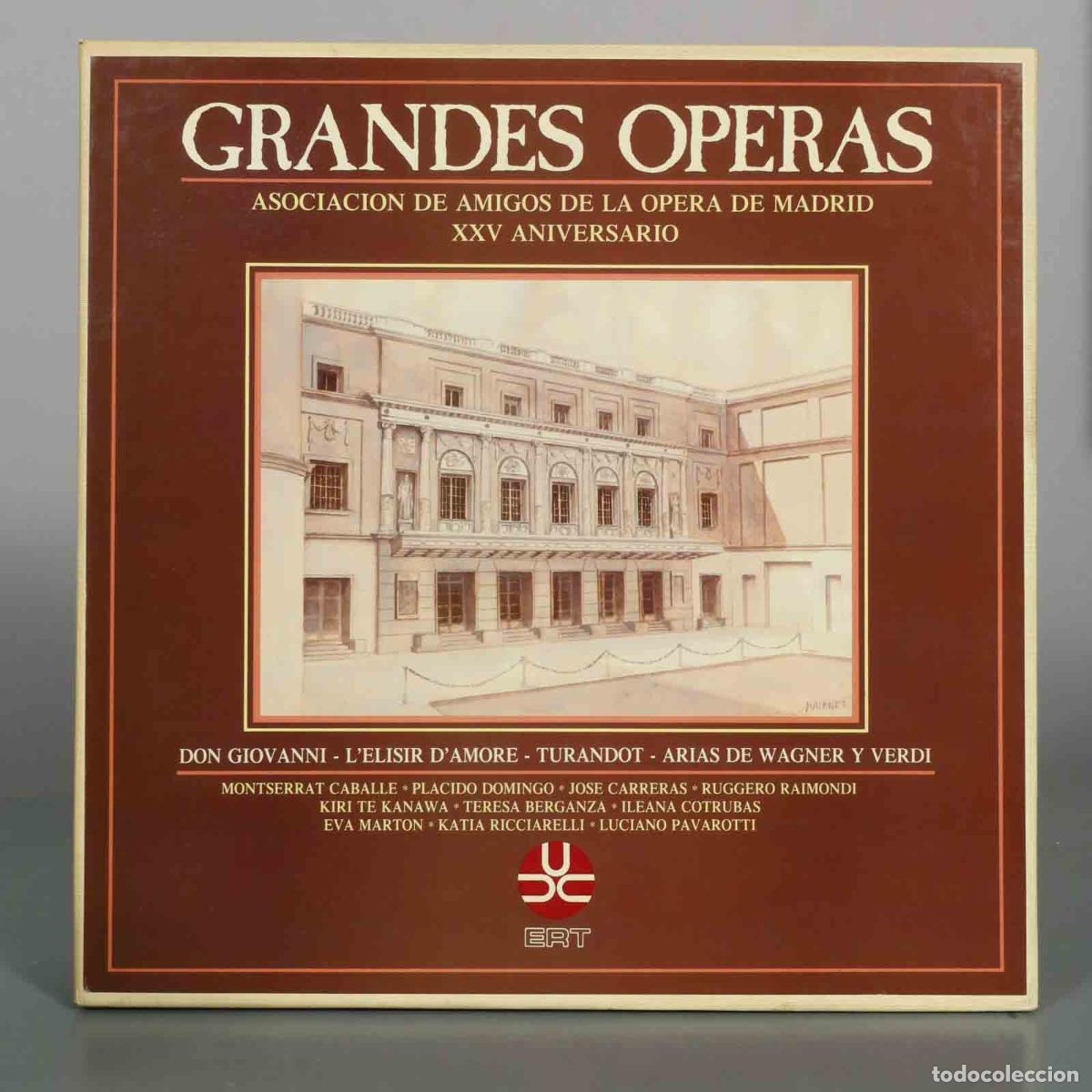 Discos de vinilo: LP. Grandes Operas - Asociacion De Amigos De La Opera De Madrid XXV Aniversario - Various Artists
