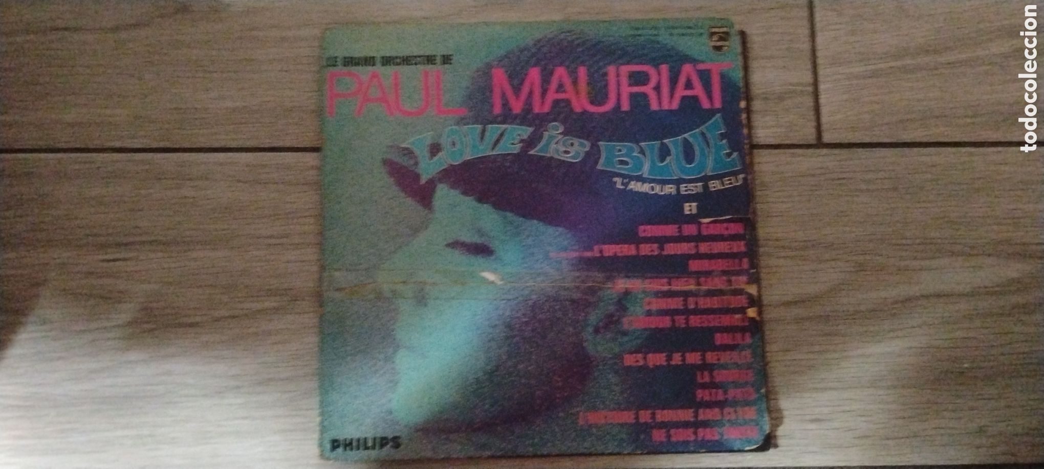 Discos de vinilo: LA GRAND ORCHESTRE DE PAUL MAURIAT-LOVE IS BLUE*L'AMOUR EST BLEU*-LP-PHILIPS/FRANCE-IB