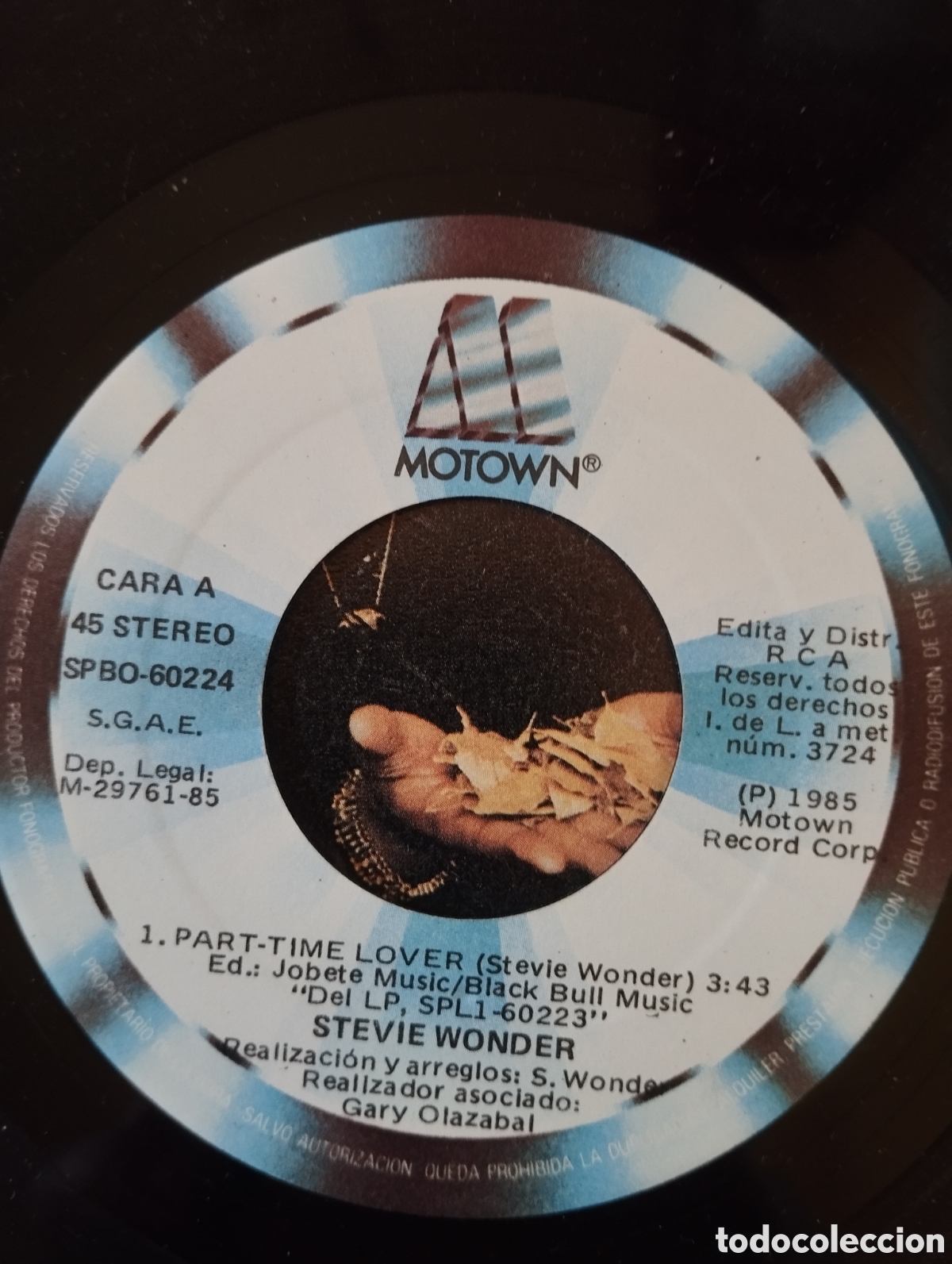 Discos de vinilo: Stevie Wonder - Part-Time Lover - single - Foto 4