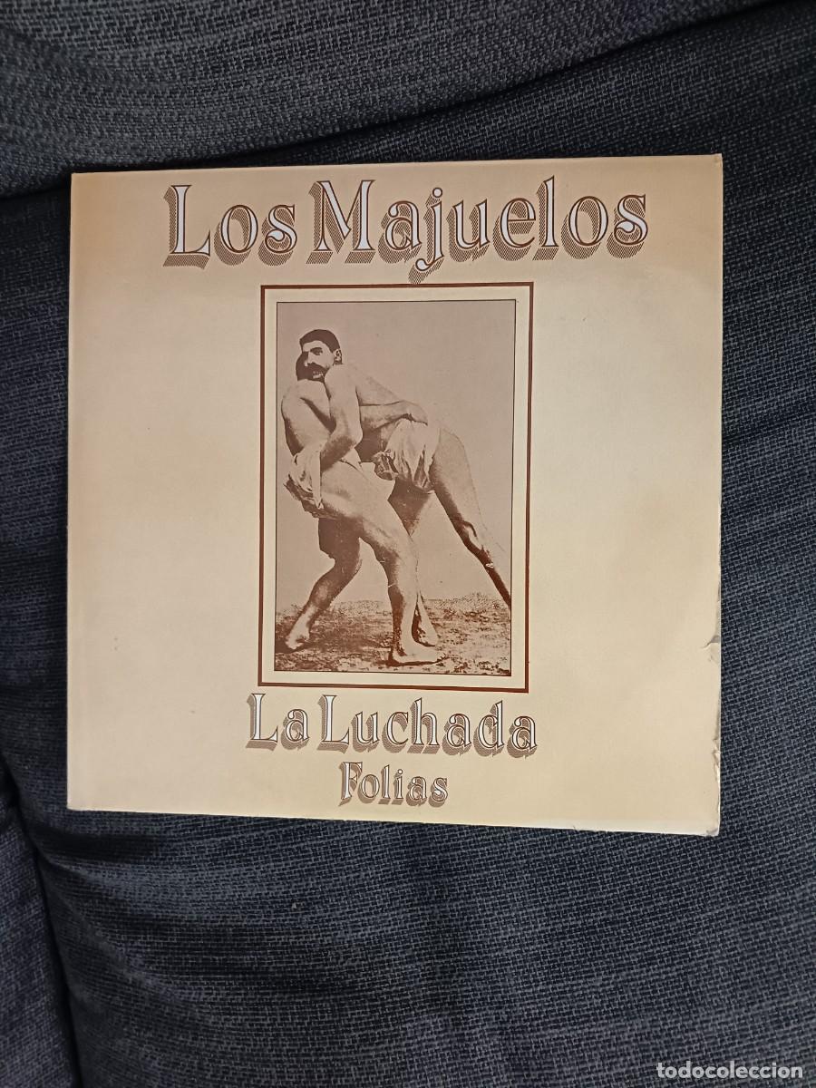 Discos de vinilo: Maxi Single. Los Majuelos. La luchada. Folias. 1985. MD-04-21.