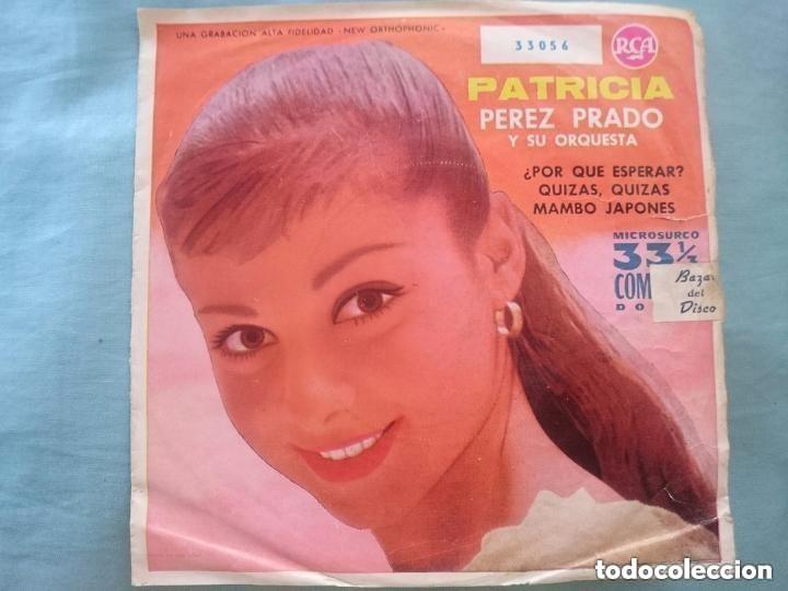 Discos de vinilo: PATRICIA PEREZ PRADO -- POR QUE ESPERAR-QUIZAS QUIZAS - MAMBO JAPONES -VER FOTOS