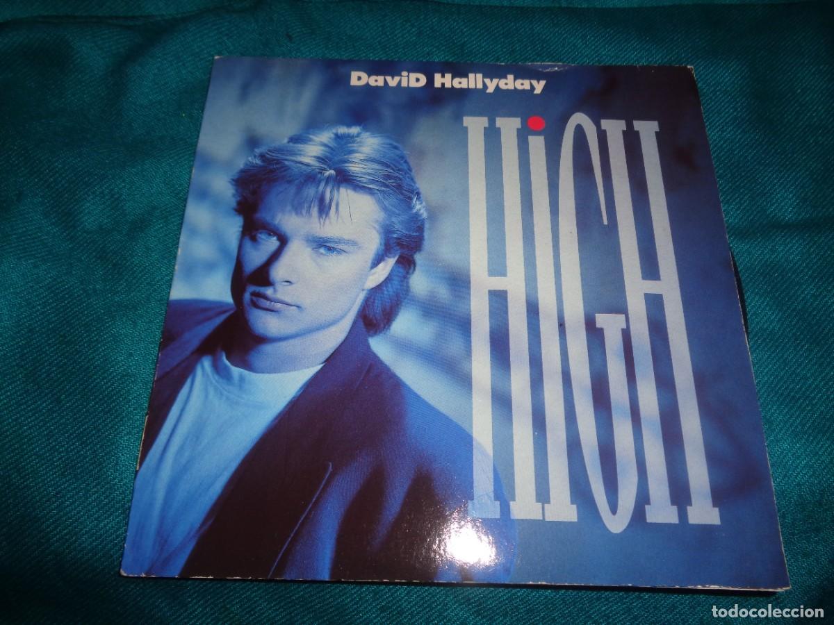 Discos de vinilo: DAVID HALLYDAY. HIGH / TRUE COOL. SCOTTBROS, 1988. IMPECABLE - Foto 1