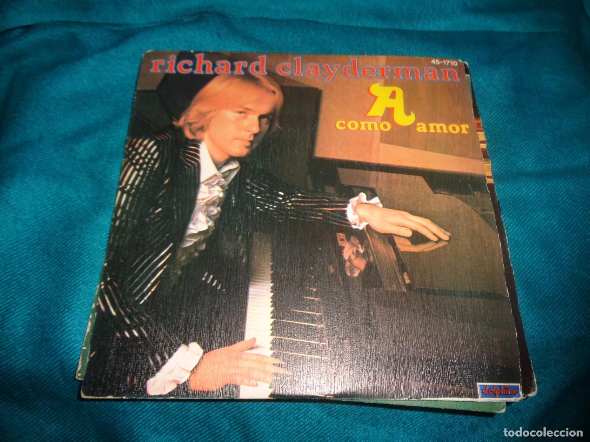 Discos de vinilo: RICHARD CLAYDERMAN. &rdquo; A&rdquo; COMME AMOUR. DELPHINE, 1977. SPAIN. IMPECABLE