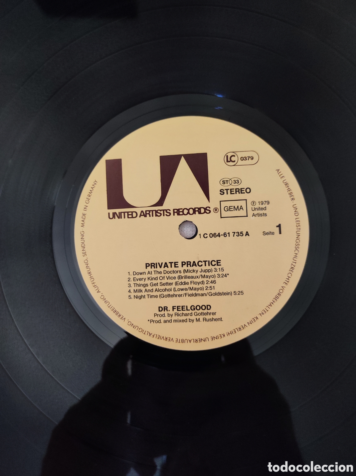 Discos de vinilo: DR. FEELGOOD - PRIVATE PRACTICE - Foto 5