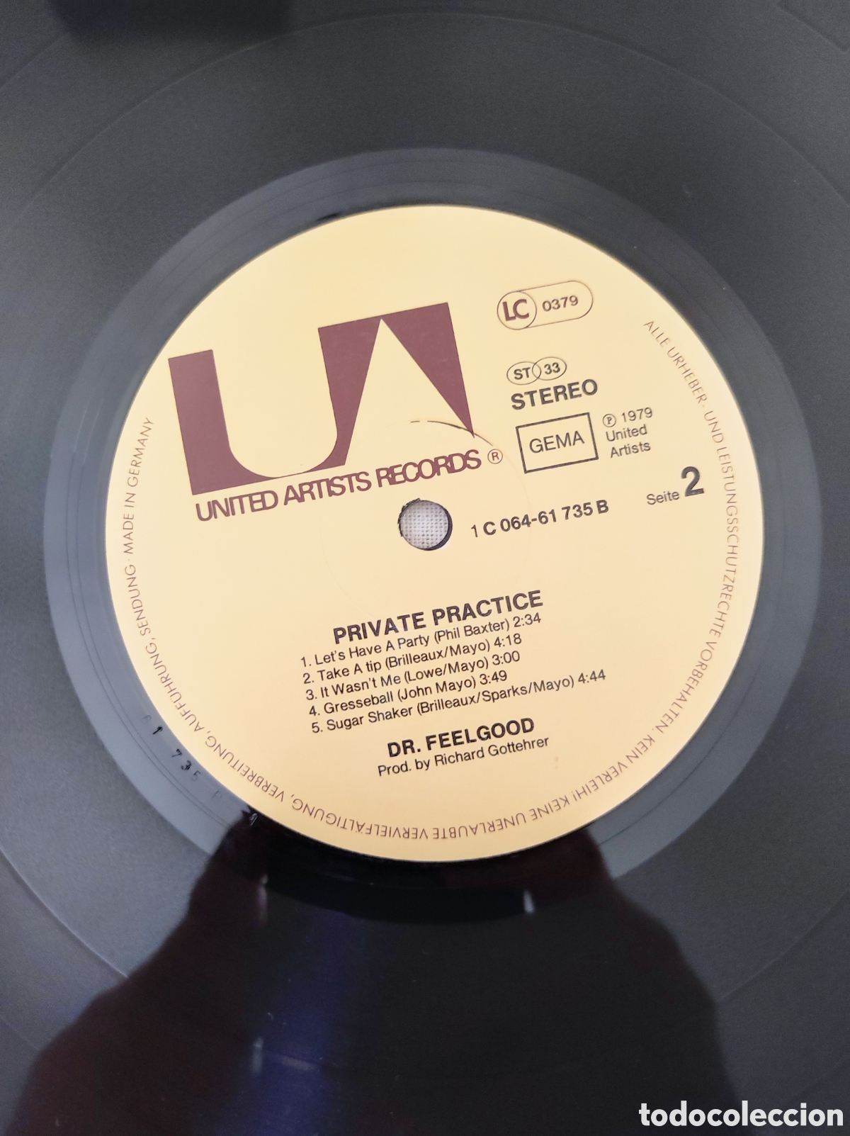 Discos de vinilo: DR. FEELGOOD - PRIVATE PRACTICE - Foto 6