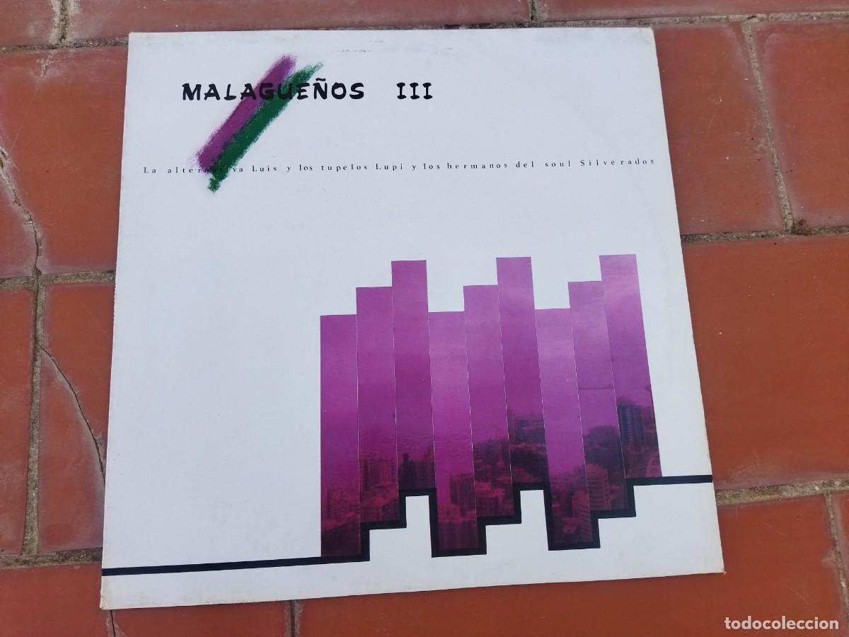 Discos de vinilo: lp malague&ntilde;os 3 SIN USAR - Foto 1