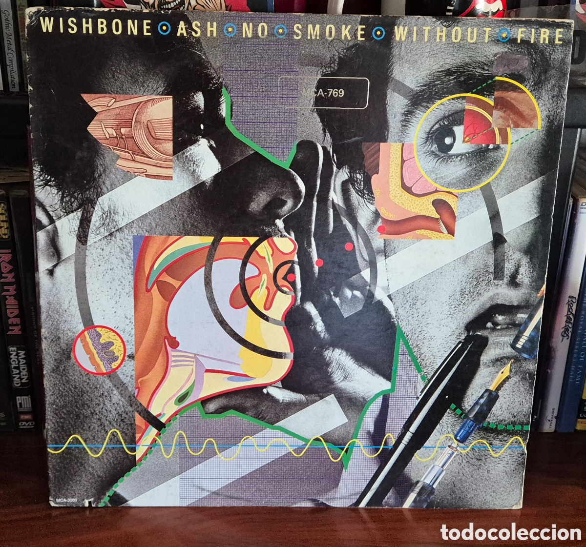 Discos de vinilo: Wishbone Ash &ndash; No Smoke Without Fire LP USA