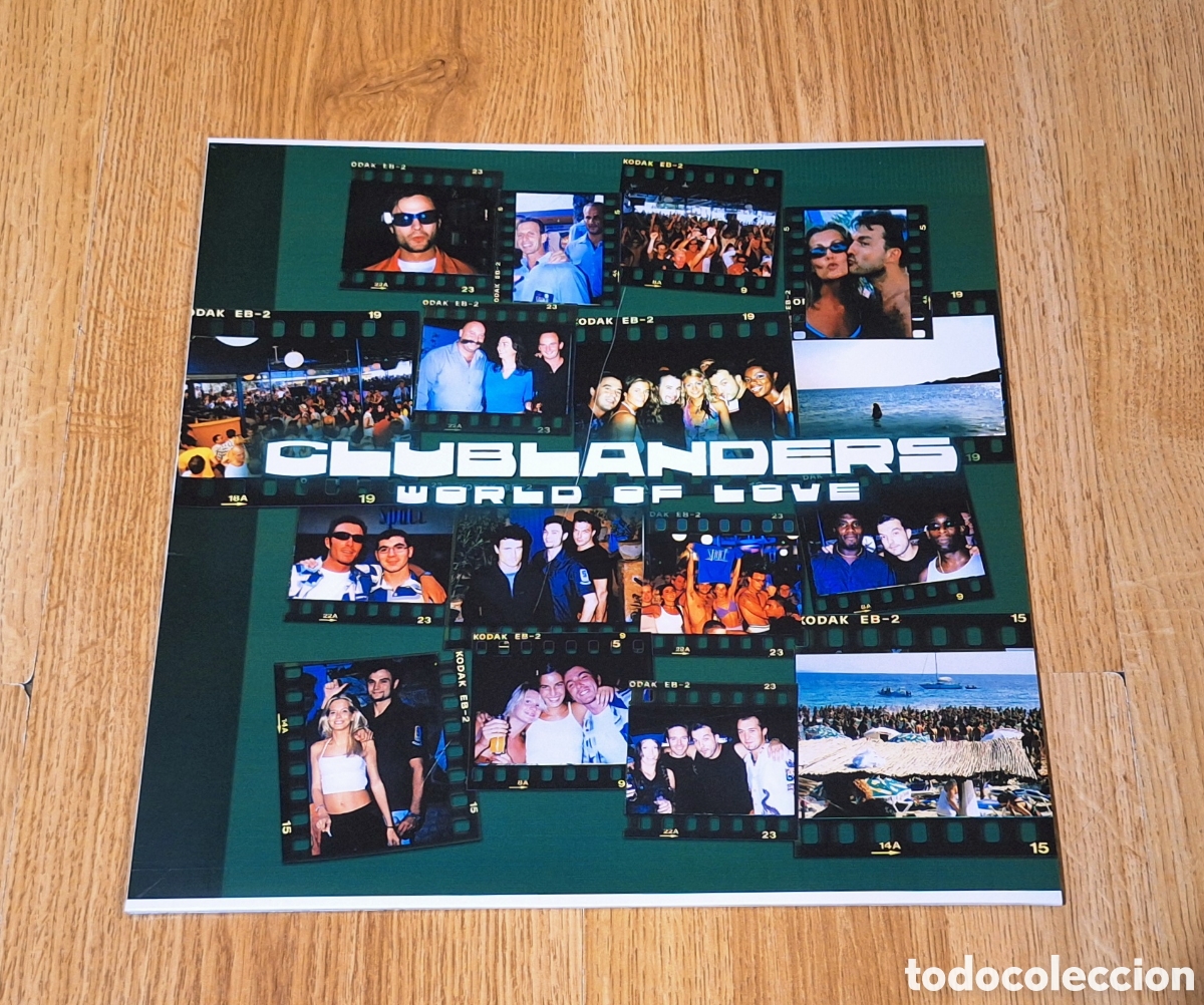 Discos de vinilo: Carpeta vinilo clublanders world of love