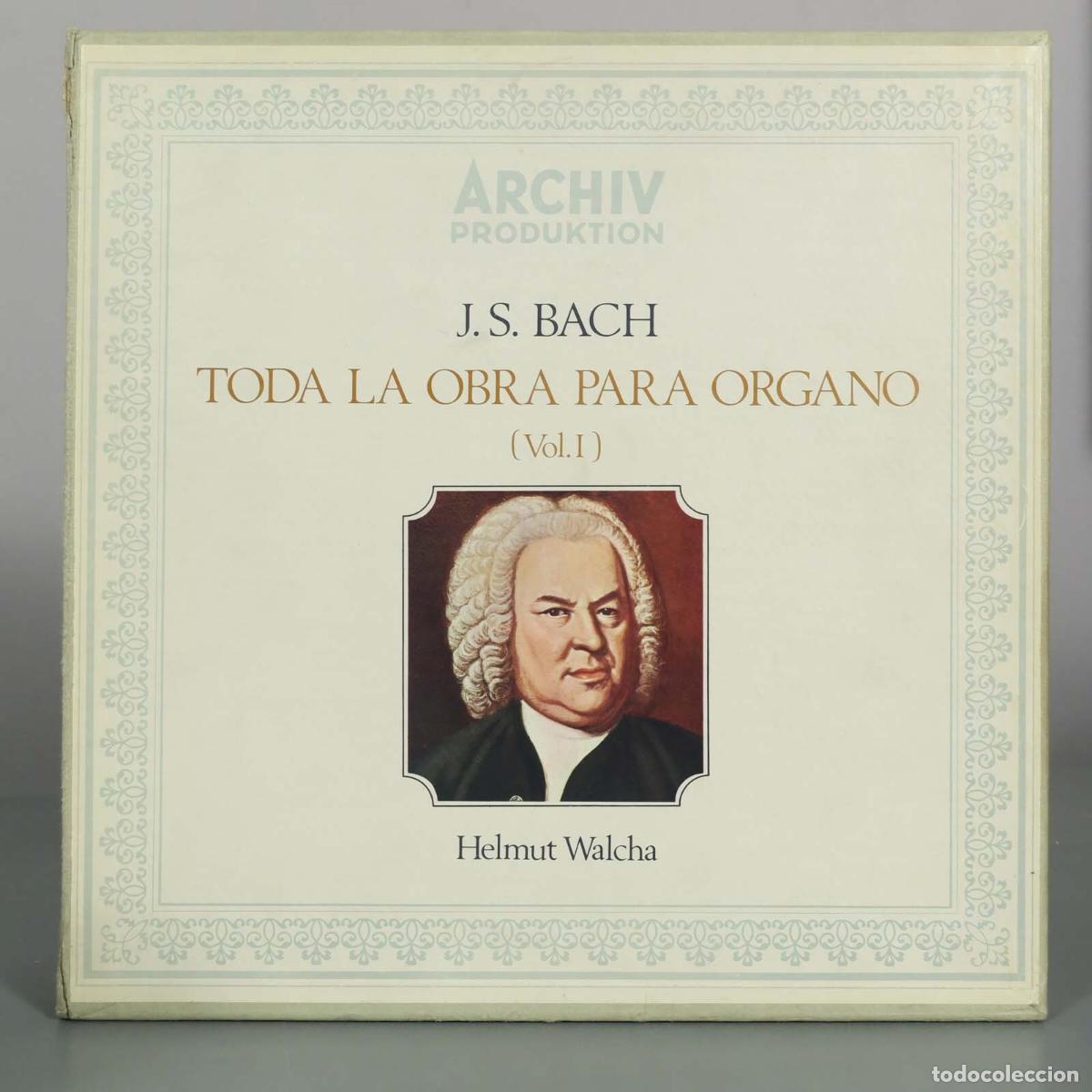 Discos de vinilo: LP. Toda la obra para organo (Vol. I) - Johann Sebastian Bach, Helmut Walcha