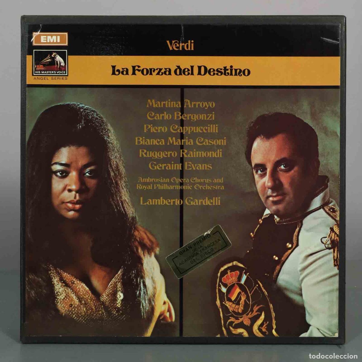 Discos de vinilo: LP. Verdi: La Forza del Destino - Lamberto Gardelli, Martina Arroyo, Bergonzi, Cappucci GARDELLI