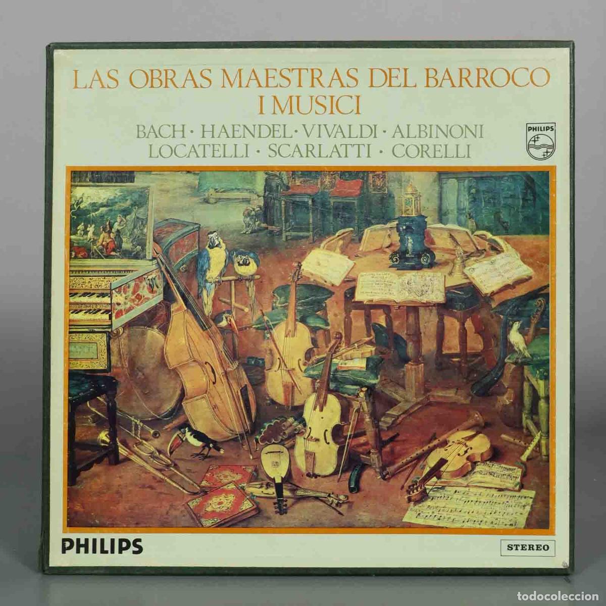 Discos de vinilo: LP. Las Obras Maestras del Barroco - I Musici, Bach, Haendel, Vivaldi, Albinoni, Locatelli, Scarlat