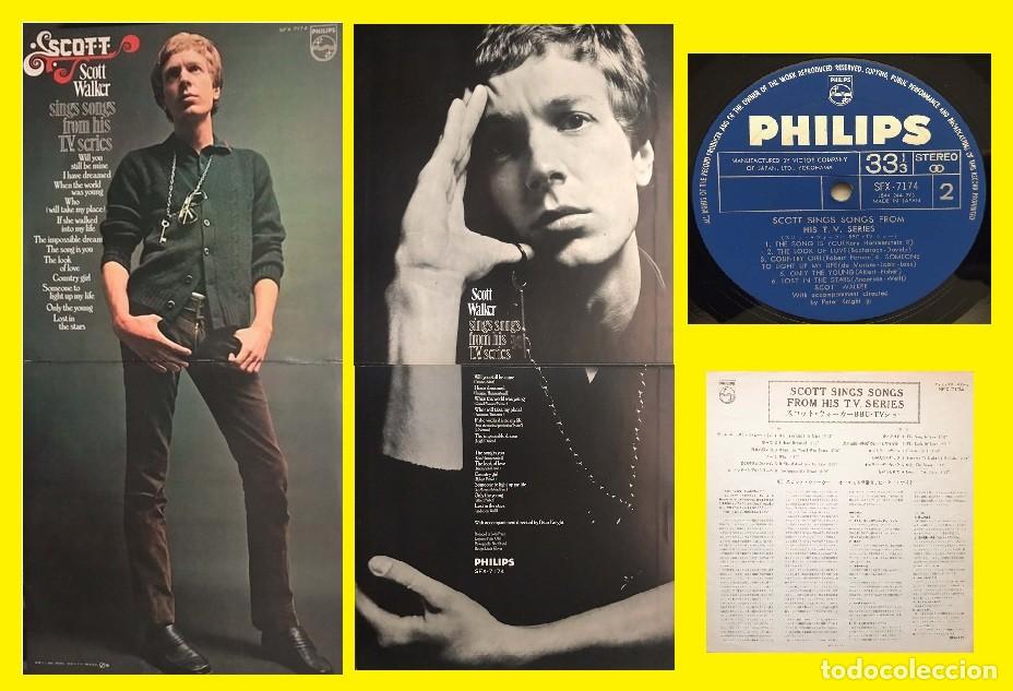 Discos de vinilo: Scott Walker, Scott Walker Sings Songs From His TV Series, RARE 1&ordm; PRESS JAPAN + LIBRETO 4 PAG, EXC
