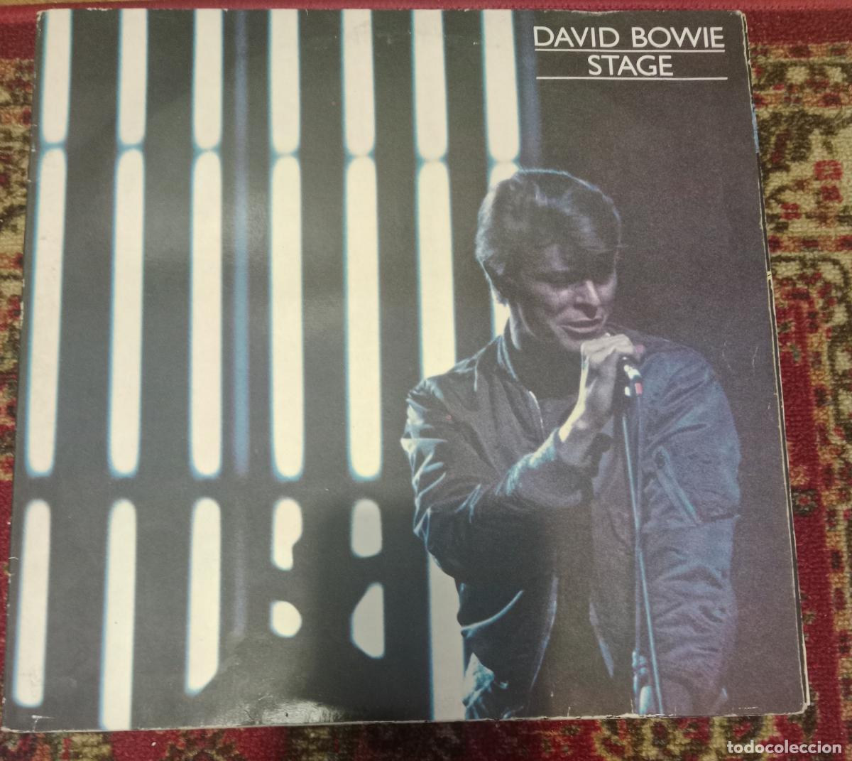 Discos de vinilo: David Bowie &ndash; Stage Doble Lp vinilos azules Holanda 1978