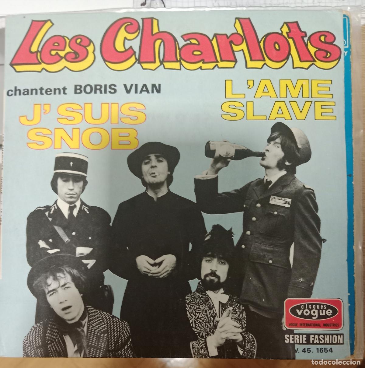Discos de vinilo: Les Charlots &lrm;&ndash; Les Charlots Chantent Boris Vian Single Francia 1969