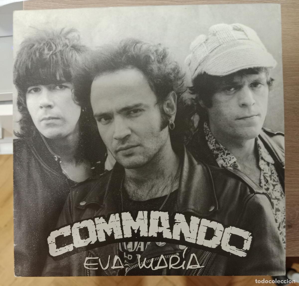 Discos de vinilo: Commando &lrm;&ndash; Eva Mar&iacute;a Single 1990