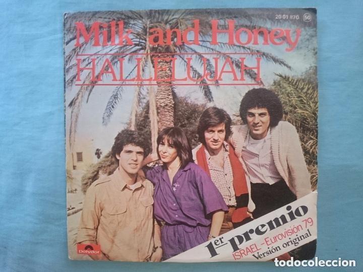 Discos de vinilo: MILK AND HONEY - HALLELUJAH - PRIMER PRECIO EUROVISION 1979